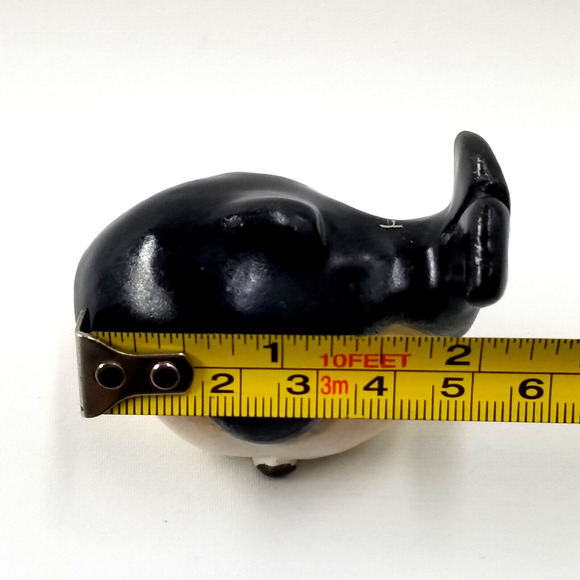 Orca Killer Whale Figurine Paperweight Handcrafted Marine Mammal Animal Decor - Picture 3 of 11
